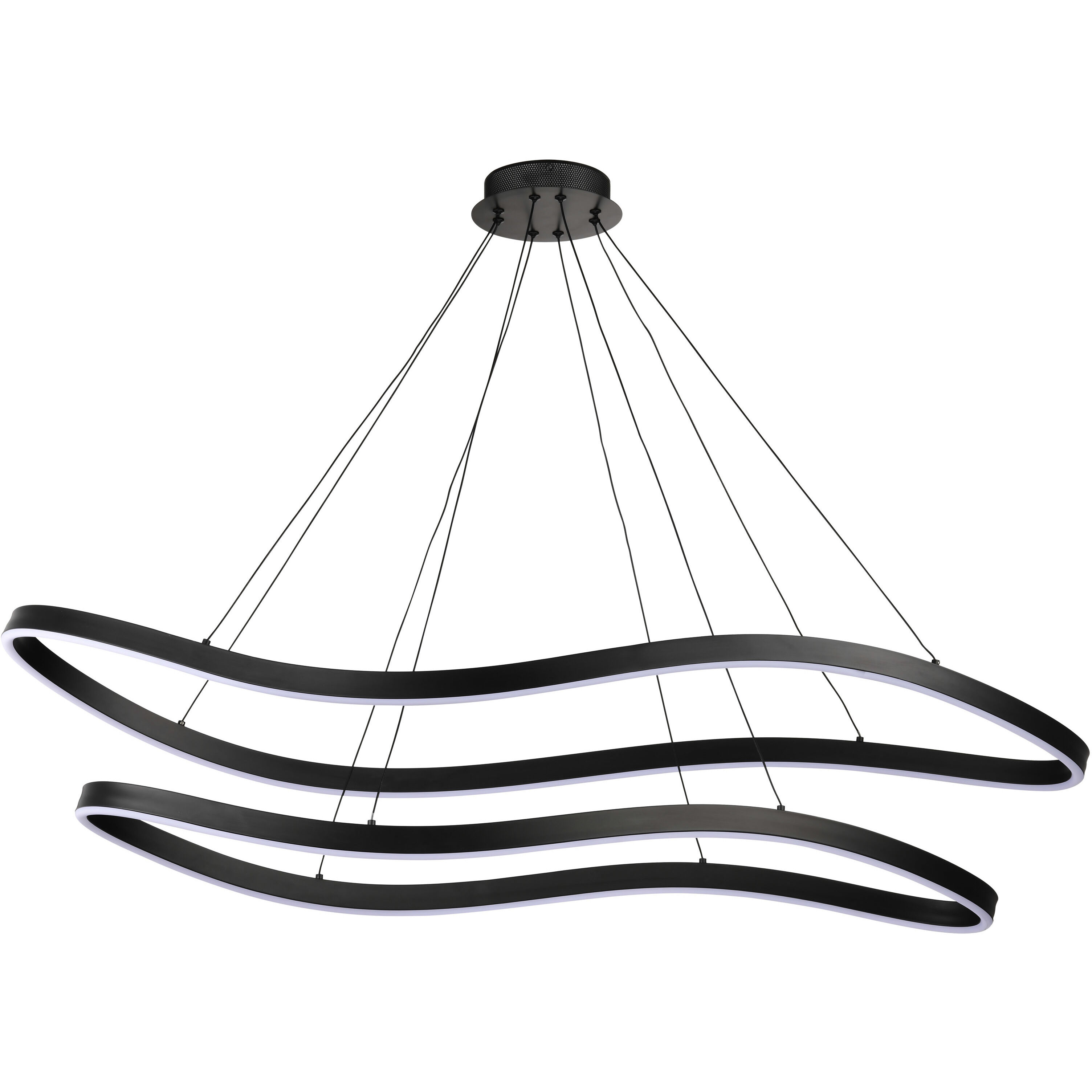Sylas LED 20.1 inch Matte Black Pendant Ceiling Light