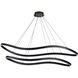 Sylas LED 20.1 inch Matte Black Pendant Ceiling Light