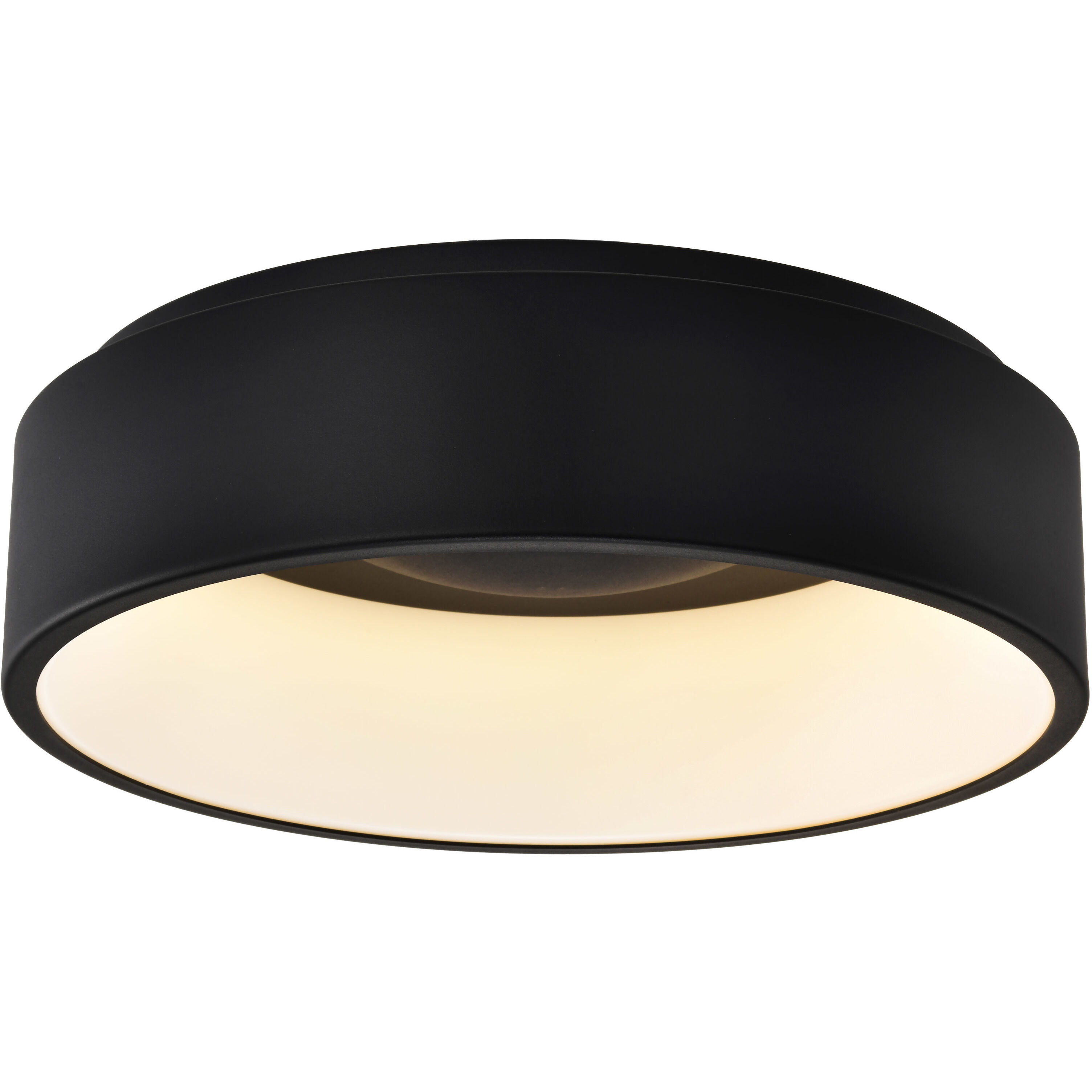 Orbit LED 17.75 inch Black Flush Mount Ceiling Light