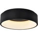 Orbit LED 17.75 inch Black Flush Mount Ceiling Light