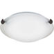 Signature 1 Light 12.5 inch Old Bronze Flush Mount Ceiling Light