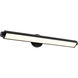 Auden LED 35.5 inch Black Vanity Wall Light