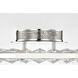 Nova LED 22.88 inch Polished Nickel Flush Mount Ceiling Light