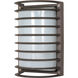 Brentwood 1 Light 10 inch Architectural Bronze Outdoor Bulk Head, Rectangle