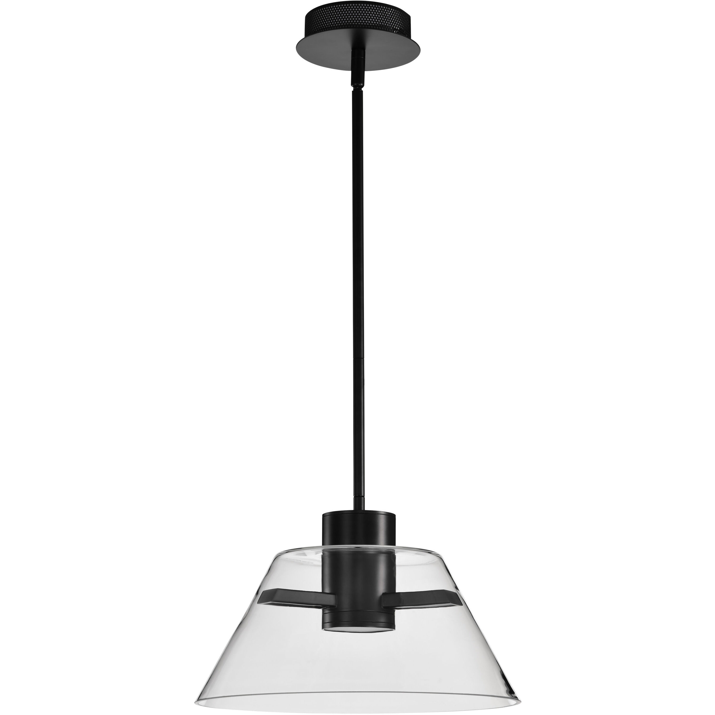 Edmond LED 13.63 inch Matte Black Pendant Ceiling Light