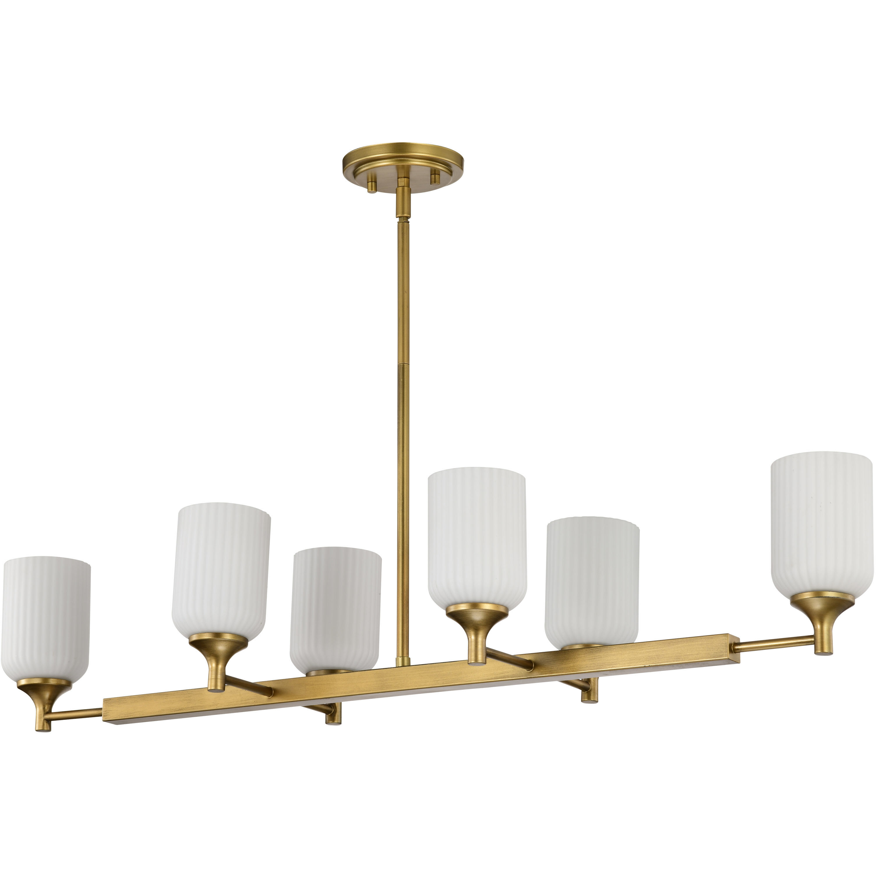 Solara 12 inch Natural Brass Pendant Ceiling Light