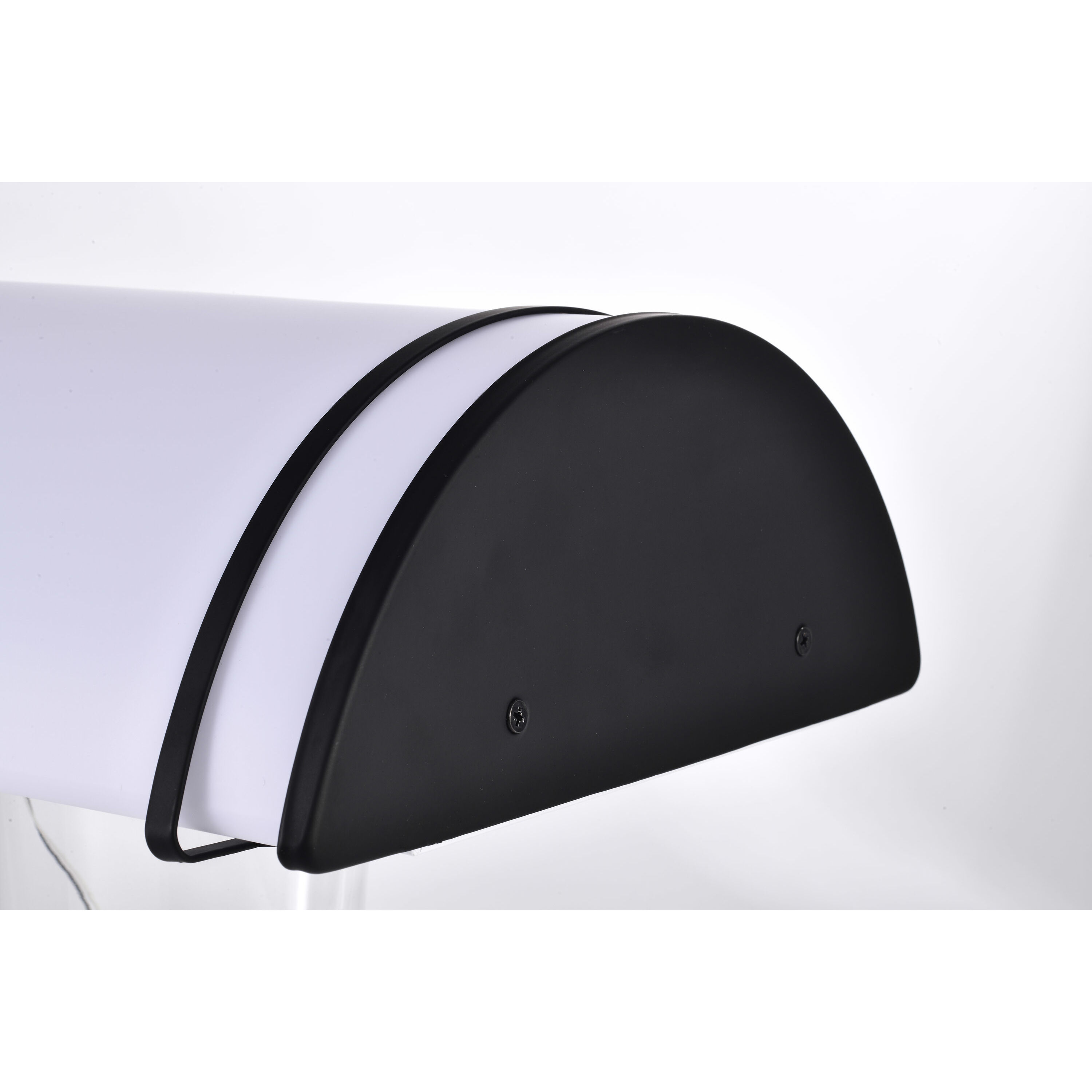 Glamour LED 12 inch Matte Black Linear Flush Mount Ceiling Light