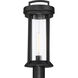 Huron 1 Light 21 inch Aged Bronze and Glass Outdoor Post Lantern