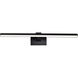 Hazel LED 35.8 inch Black Vanity Wall Light