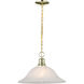Brentwood 1 Light 16 inch Polished Brass Pendant Ceiling Light