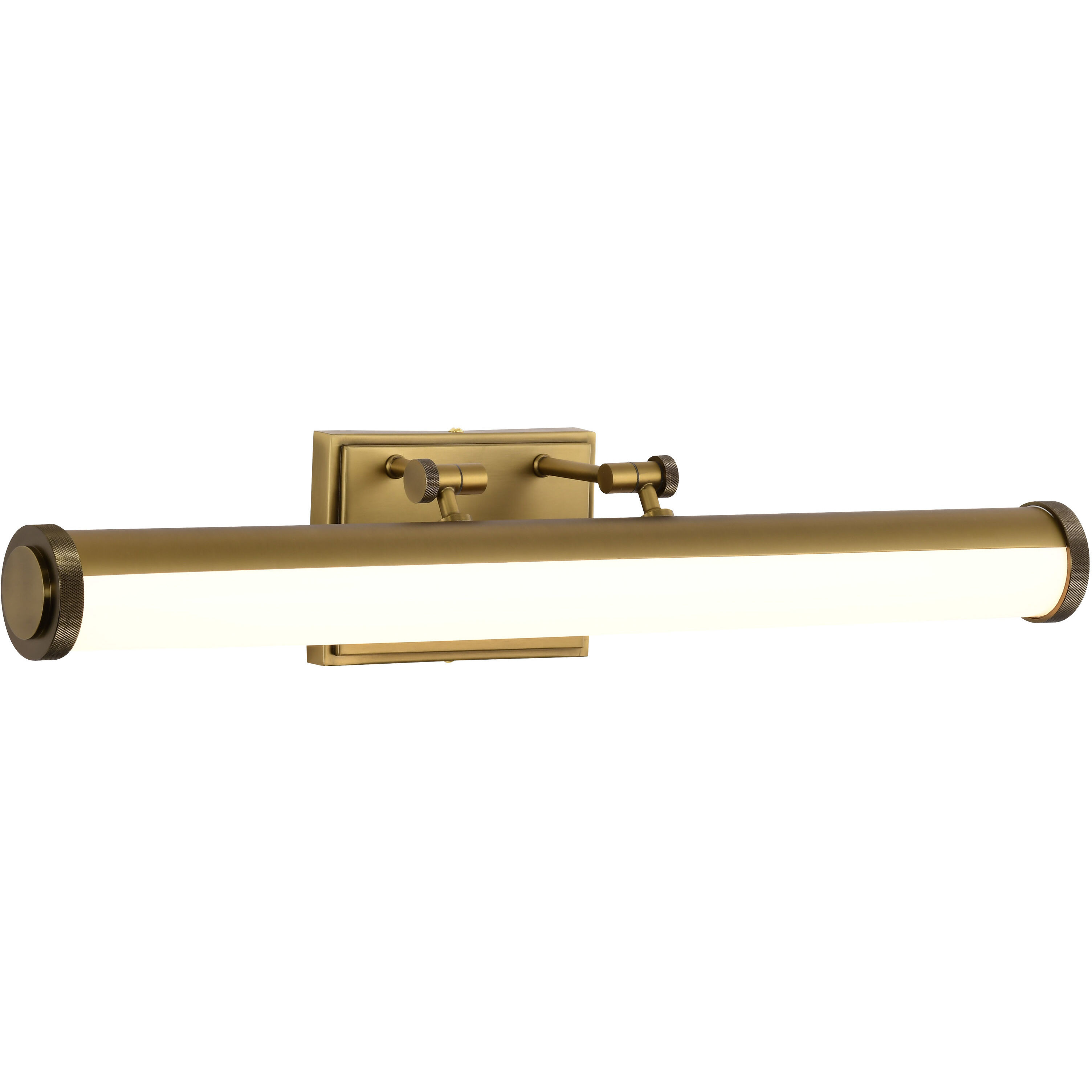 Cora LED 24.25 inch Vintage Brass Vanity Wall Light