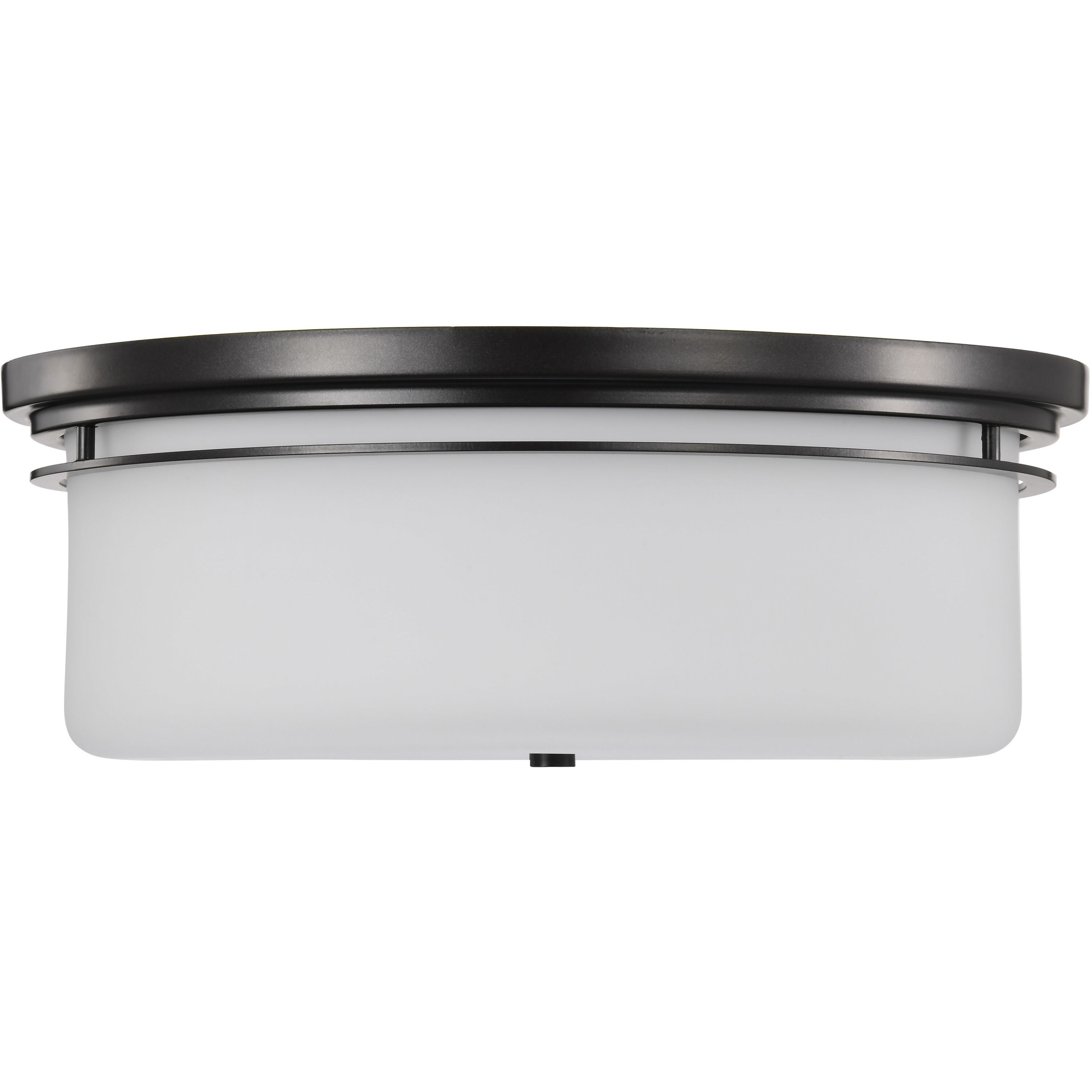 Warren 15 inch Gun Metal Flush Mount Ceiling Light
