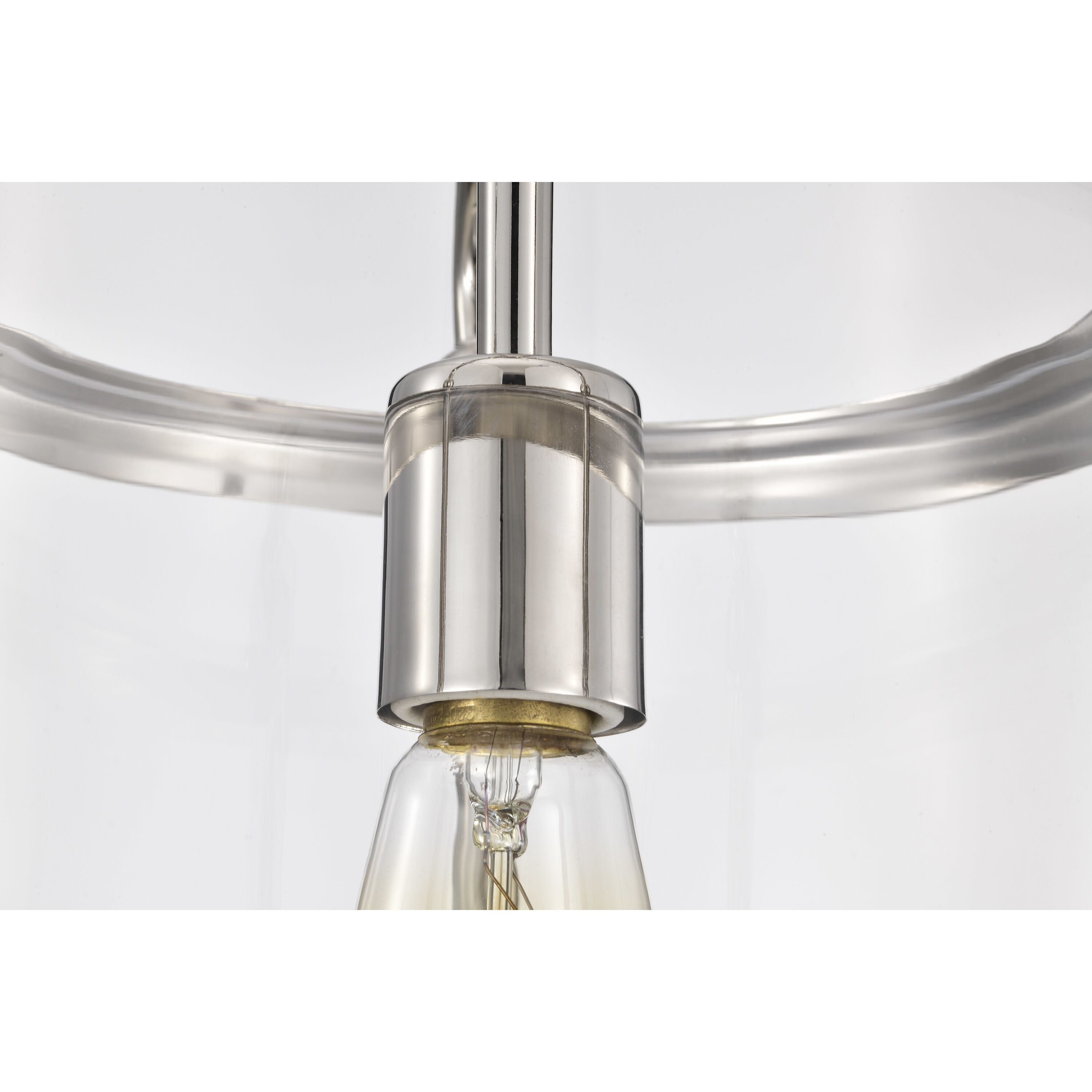 Yorktown 1 Light 10 inch Polished Nickel Pendant Ceiling Light
