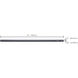 CounterQuickSlim 120 LED 30 inch Black Under Cabinet & Cove
