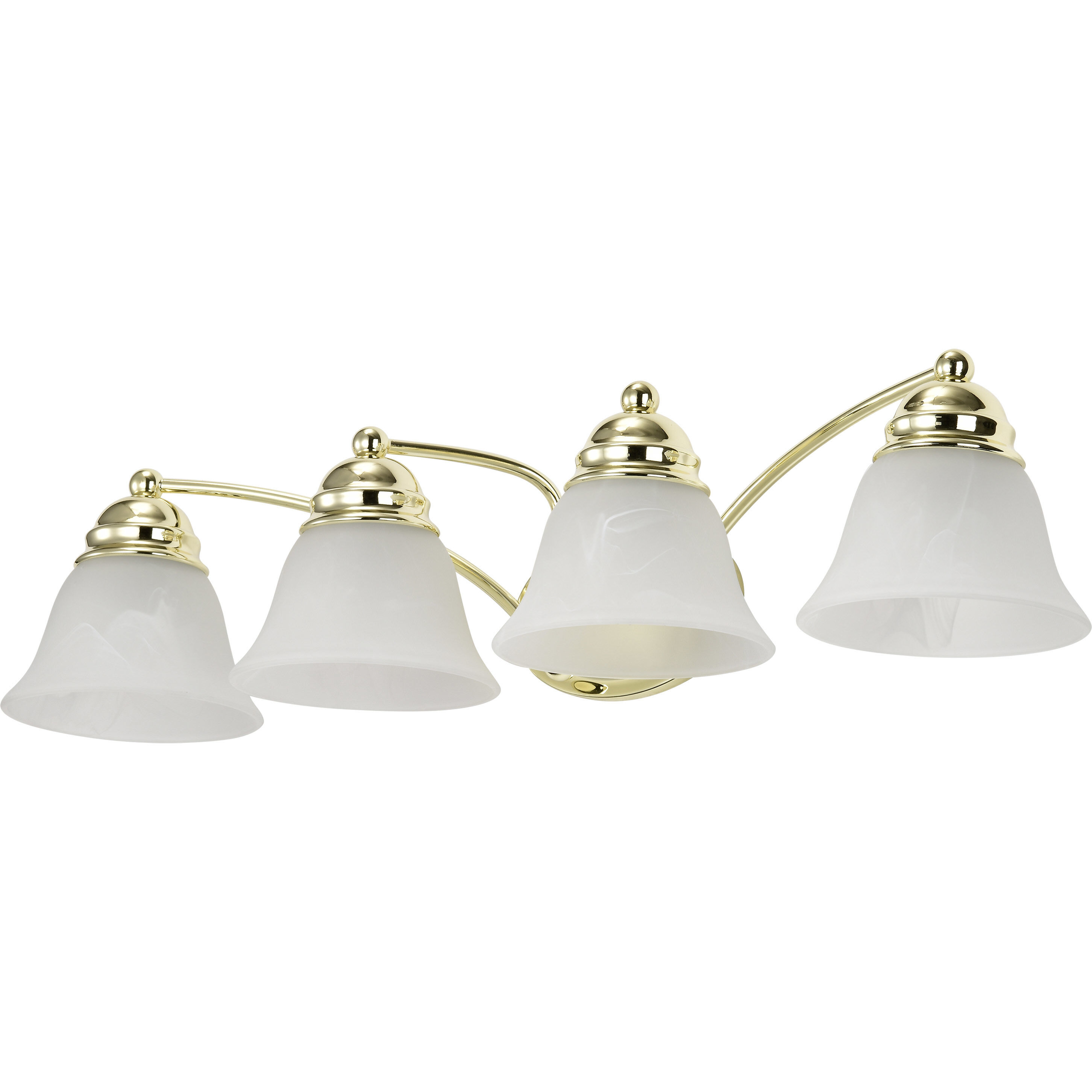 Empire 4 Light 29 inch Polished Brass Vanity Light Wall Light