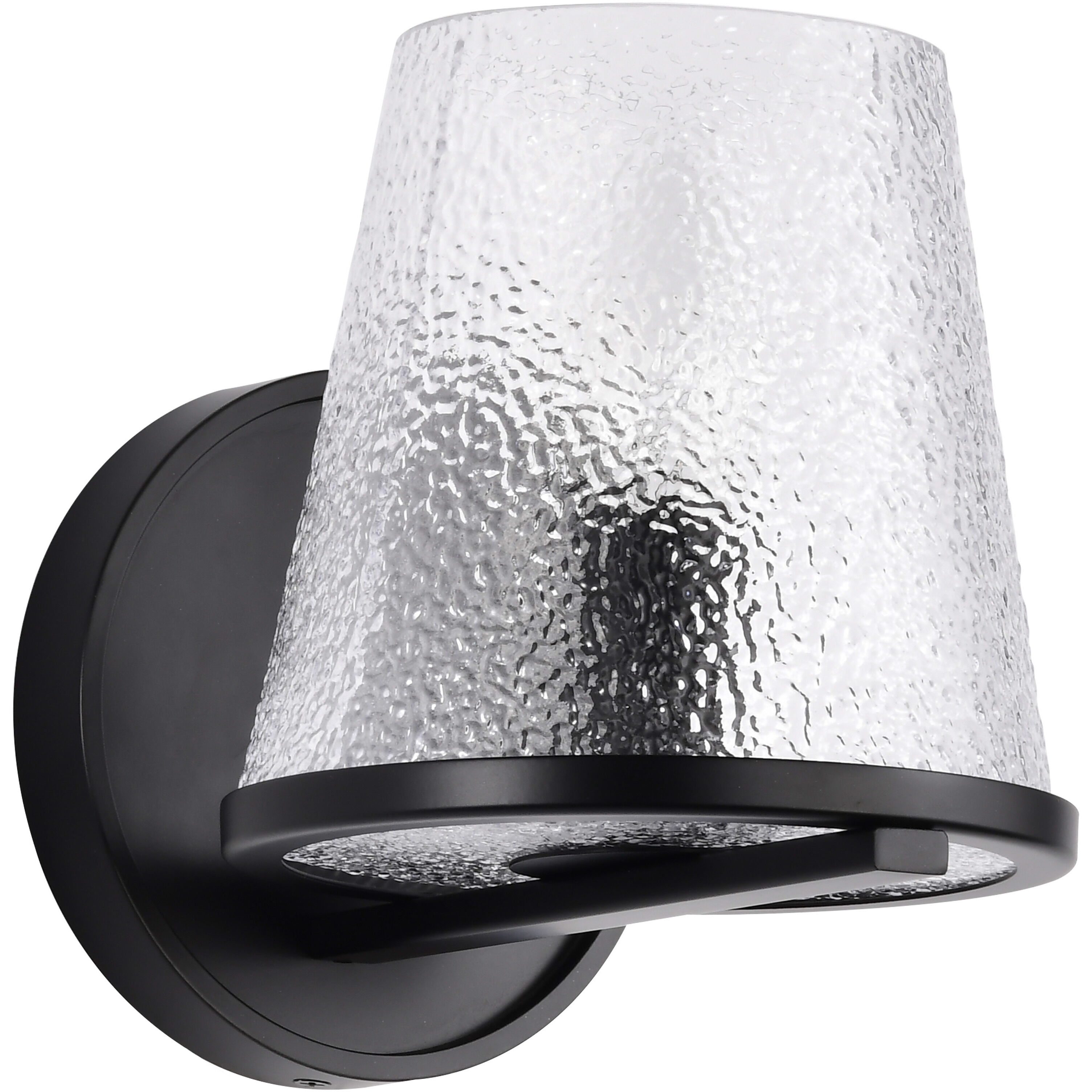 Valentine 6 inch Black Vanity Wall Light