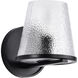 Valentine 6 inch Black Vanity Wall Light