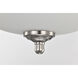 Brentwood LED 13 inch Brushed Nickel LED Flush Mount Ceiling Light