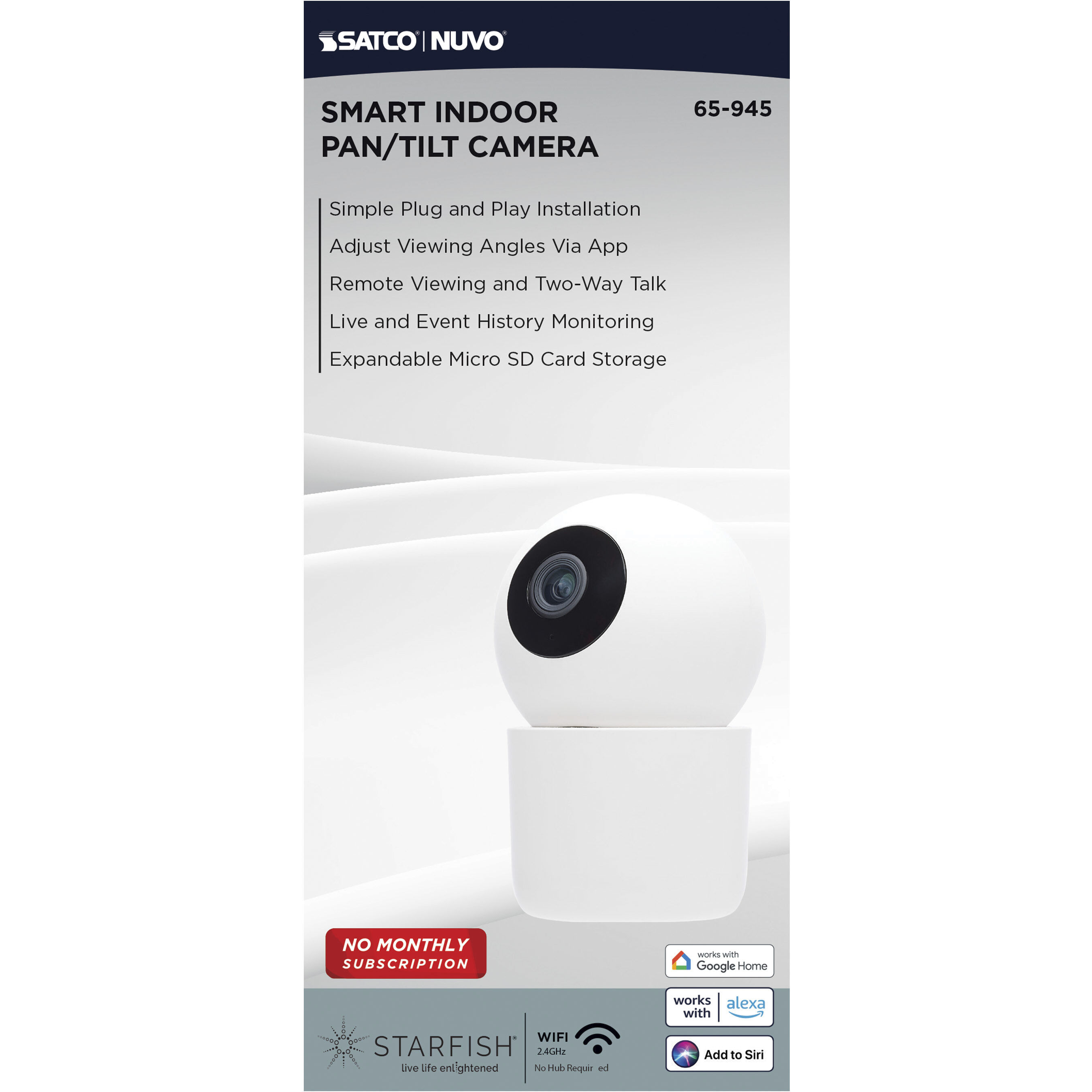 Brentwood 2.8 inch White ADA Indoor Security Light Wall Light