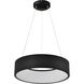 Orbit LED 17.75 inch Black Pendant Ceiling Light