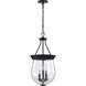 Boliver 3 Light 11.75 inch Matte Black Pendant Ceiling Light