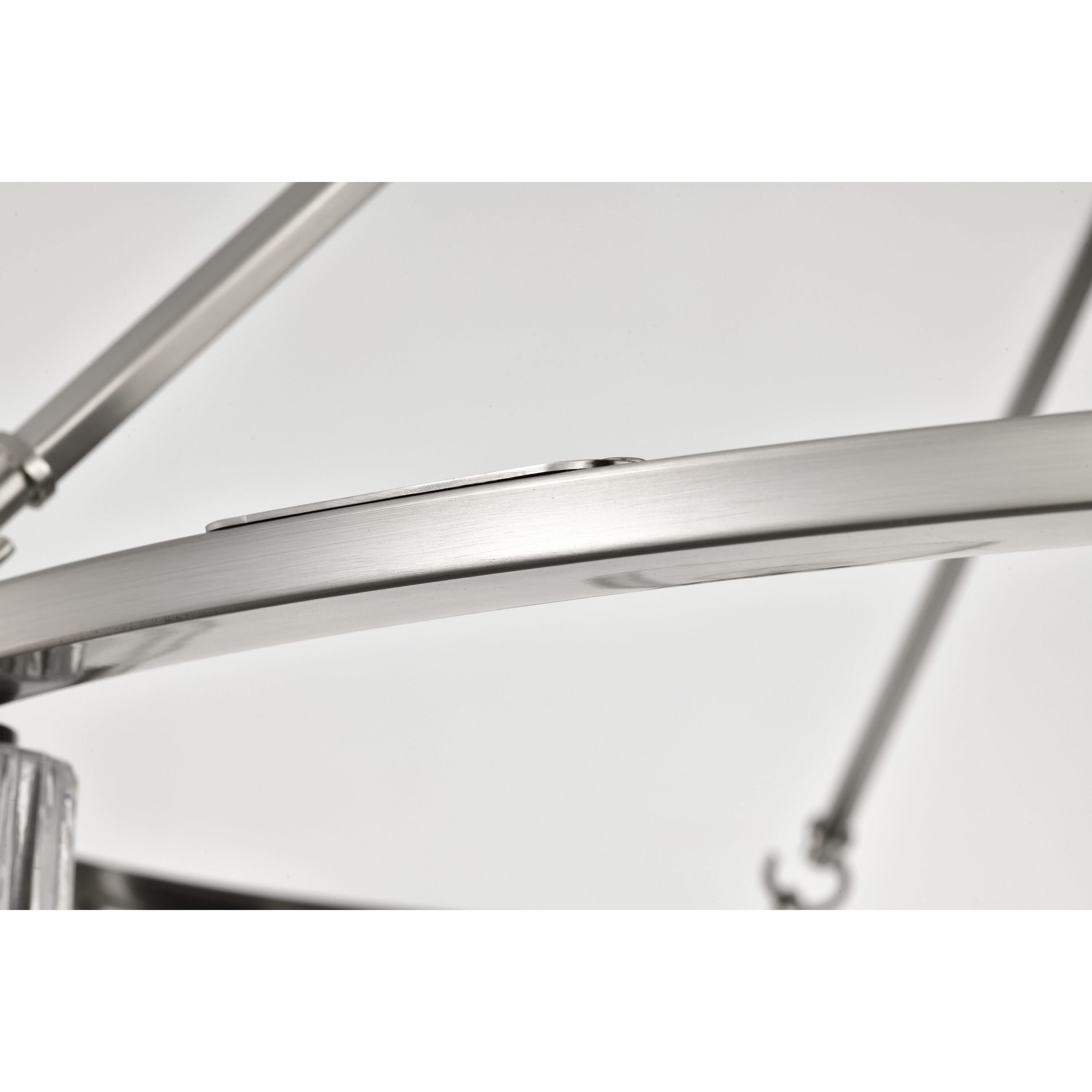 Gianna 40 inch Brushed Nickel Chandelier Ceiling Light