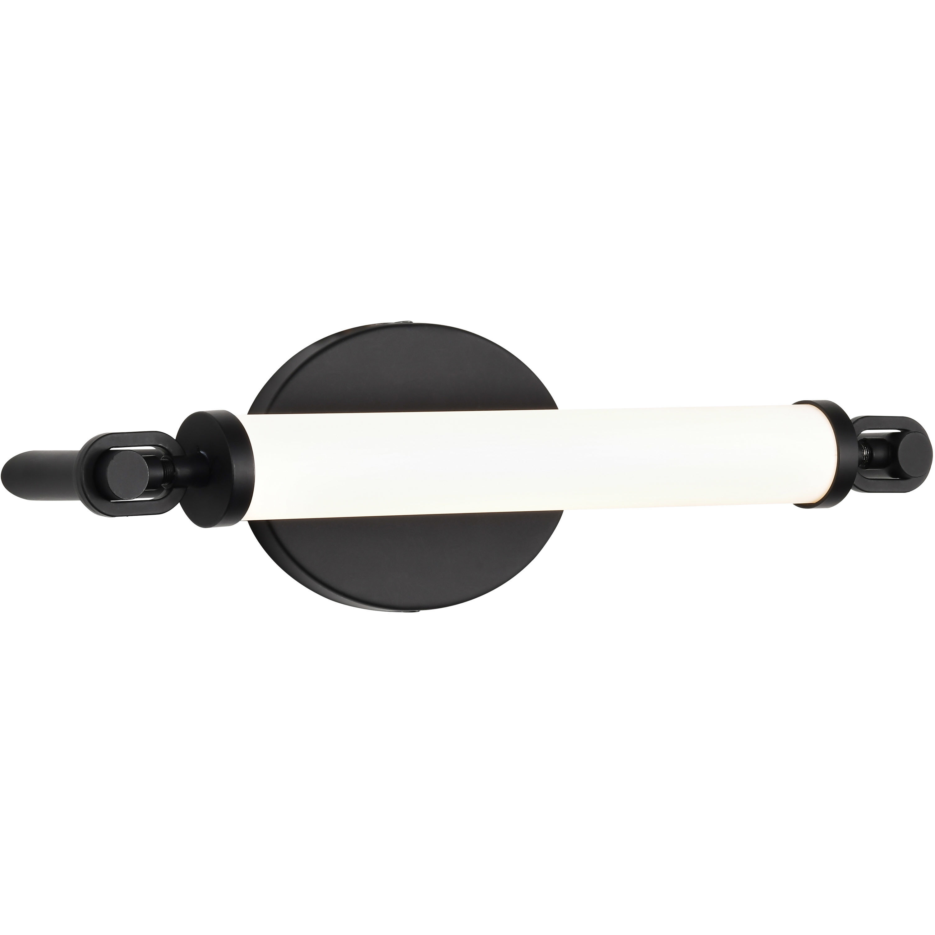 Edgeworth LED 15.75 inch Matte Black Vanity Light Wall Light