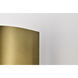 Teagon 1 Light 8 inch Natural Brass Wall Sconce Wall Light