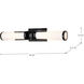 Roselle 2 Light 24 inch Matte Black Vanity Light Wall Light