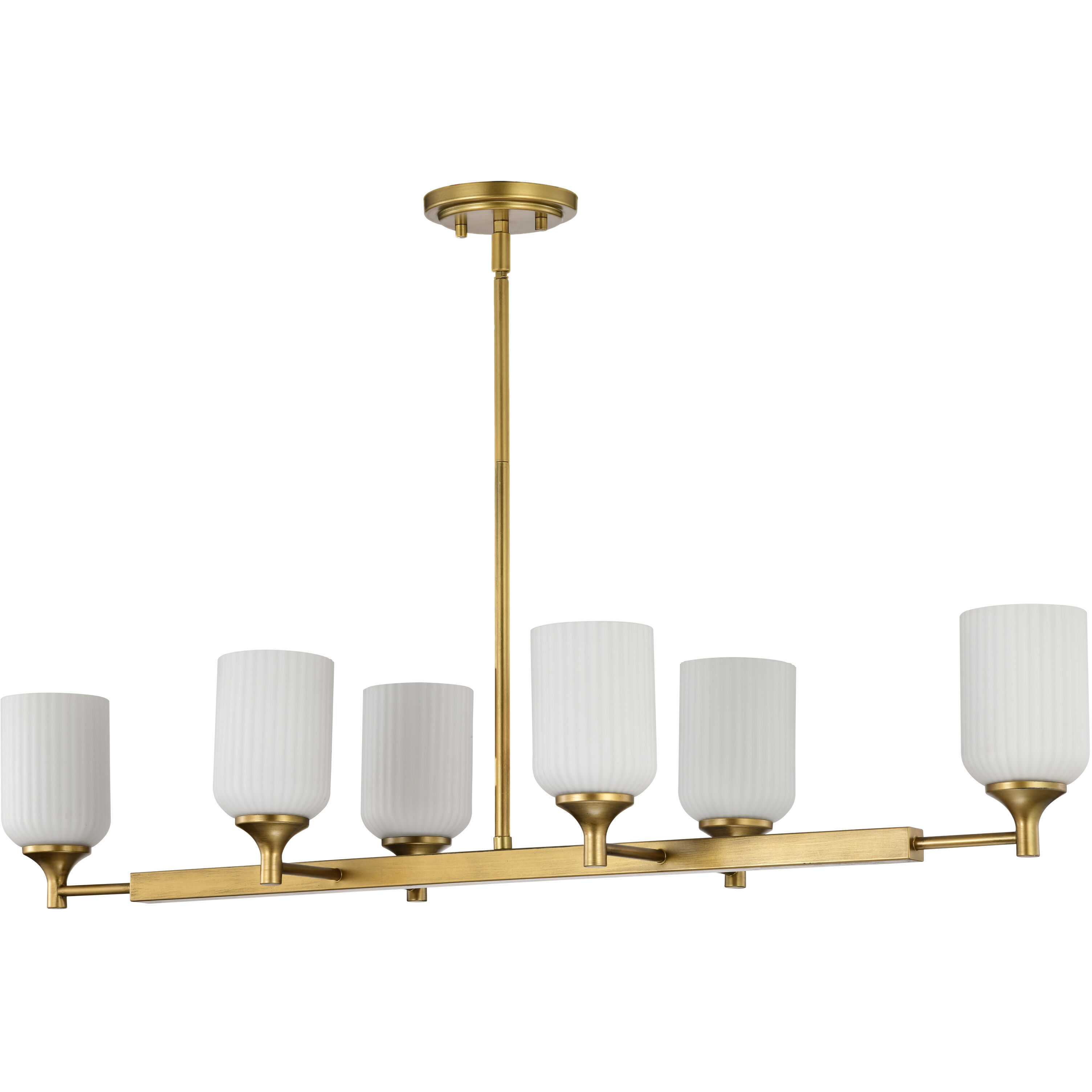 Solara 12 inch Natural Brass Pendant Ceiling Light