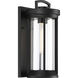 Huron 1 Light 16 inch Aged Bronze and Clear Outdoor Wall Mount