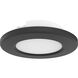 ColorQuick LED 5 inch Black Close-to-Ceiling Ceiling Light, Edge Lit
