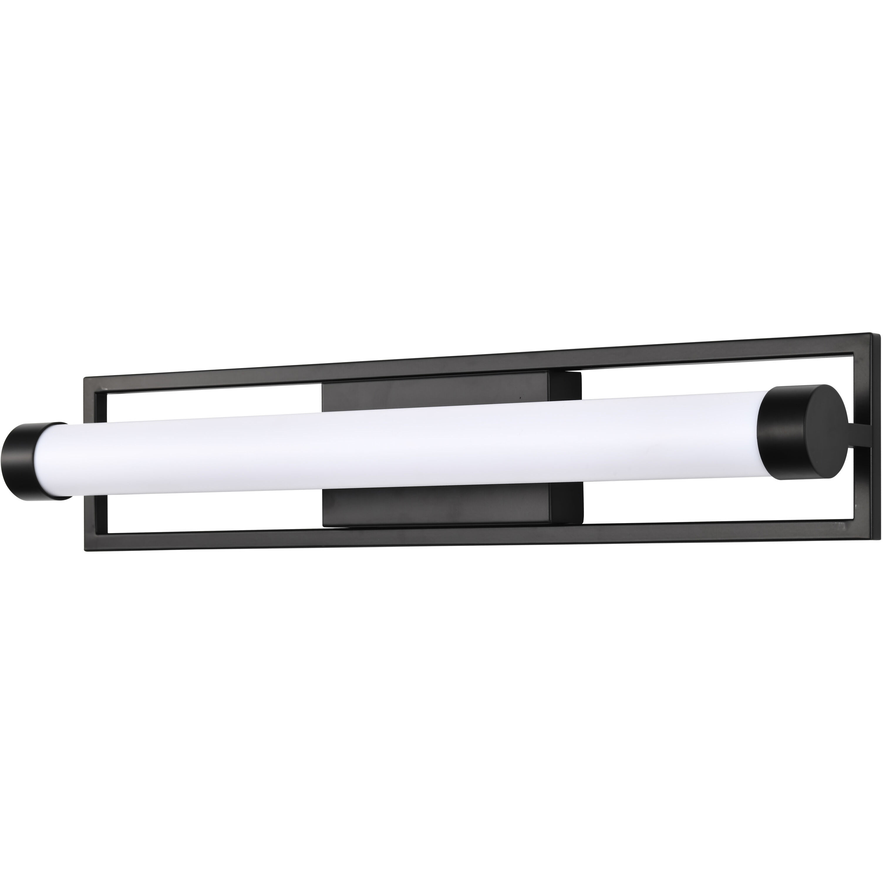 Canal LED 24 inch Matte Black Bath Vanity Light Wall Light