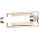 Canal LED 12 inch Brushed Nickel Bath Vanity Light Wall Light