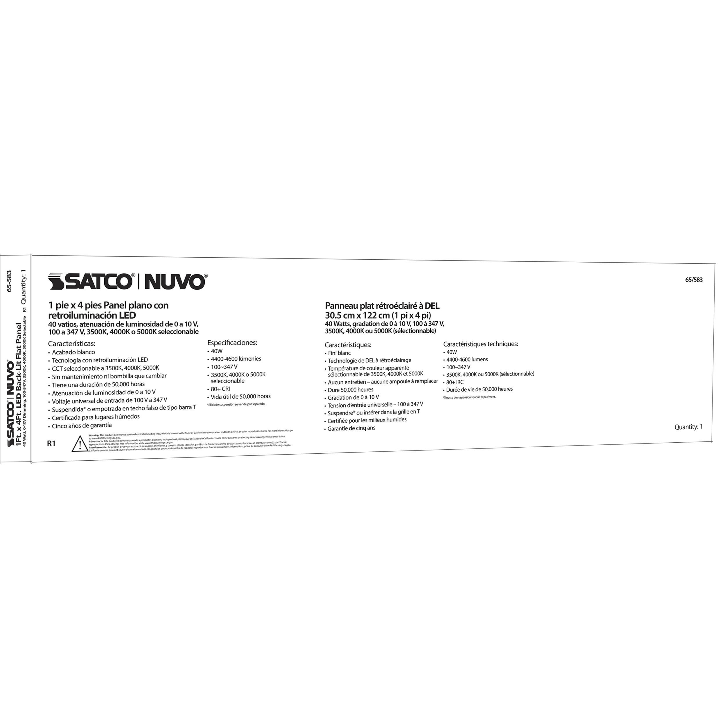 Brentwood LED 11.84 inch White Backlit Flat Panel Ceiling Light