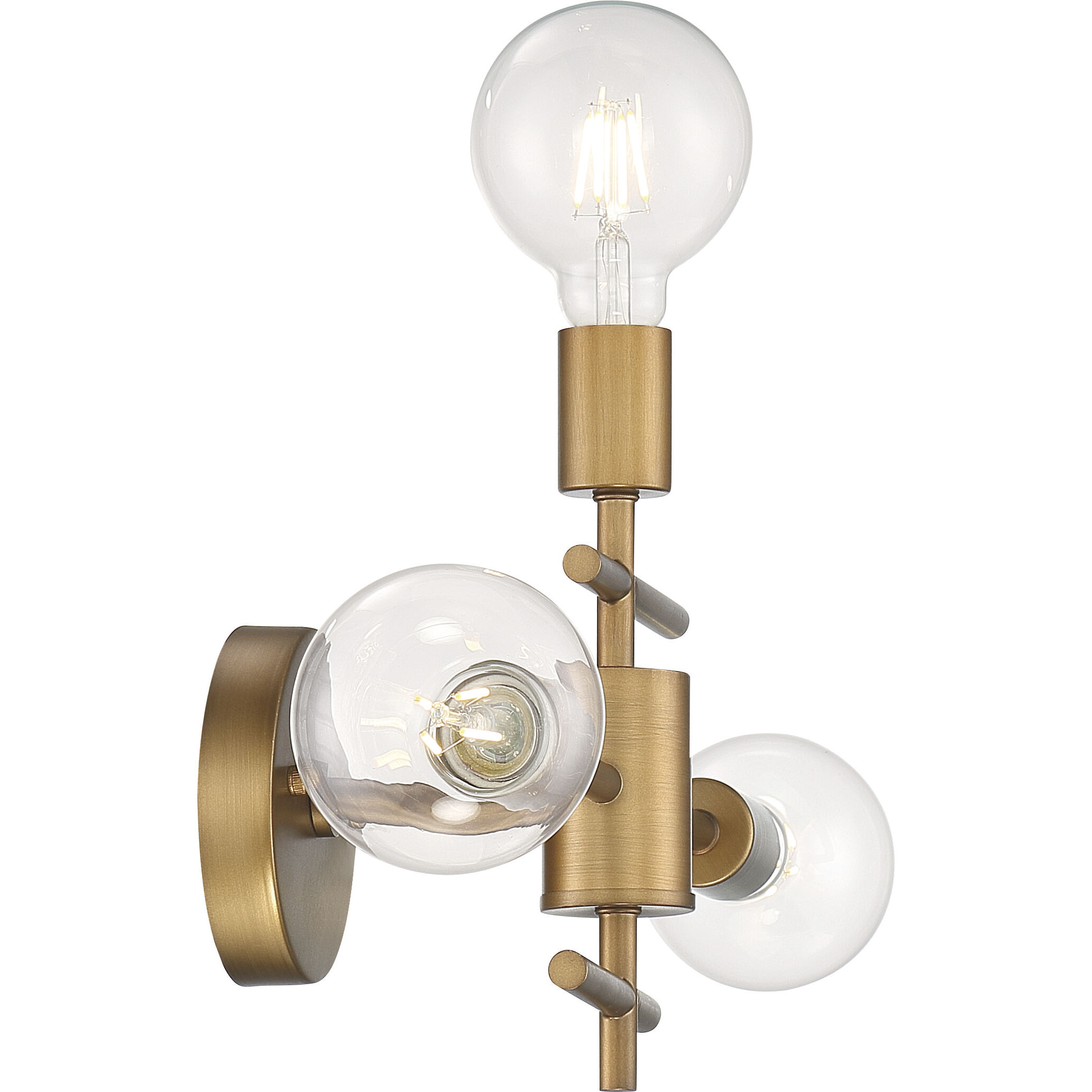 Delphi 4 Light 23 inch Aged Gold Vanity Light Wall Light