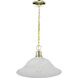 Brentwood 1 Light 16 inch Polished Brass Pendant Ceiling Light