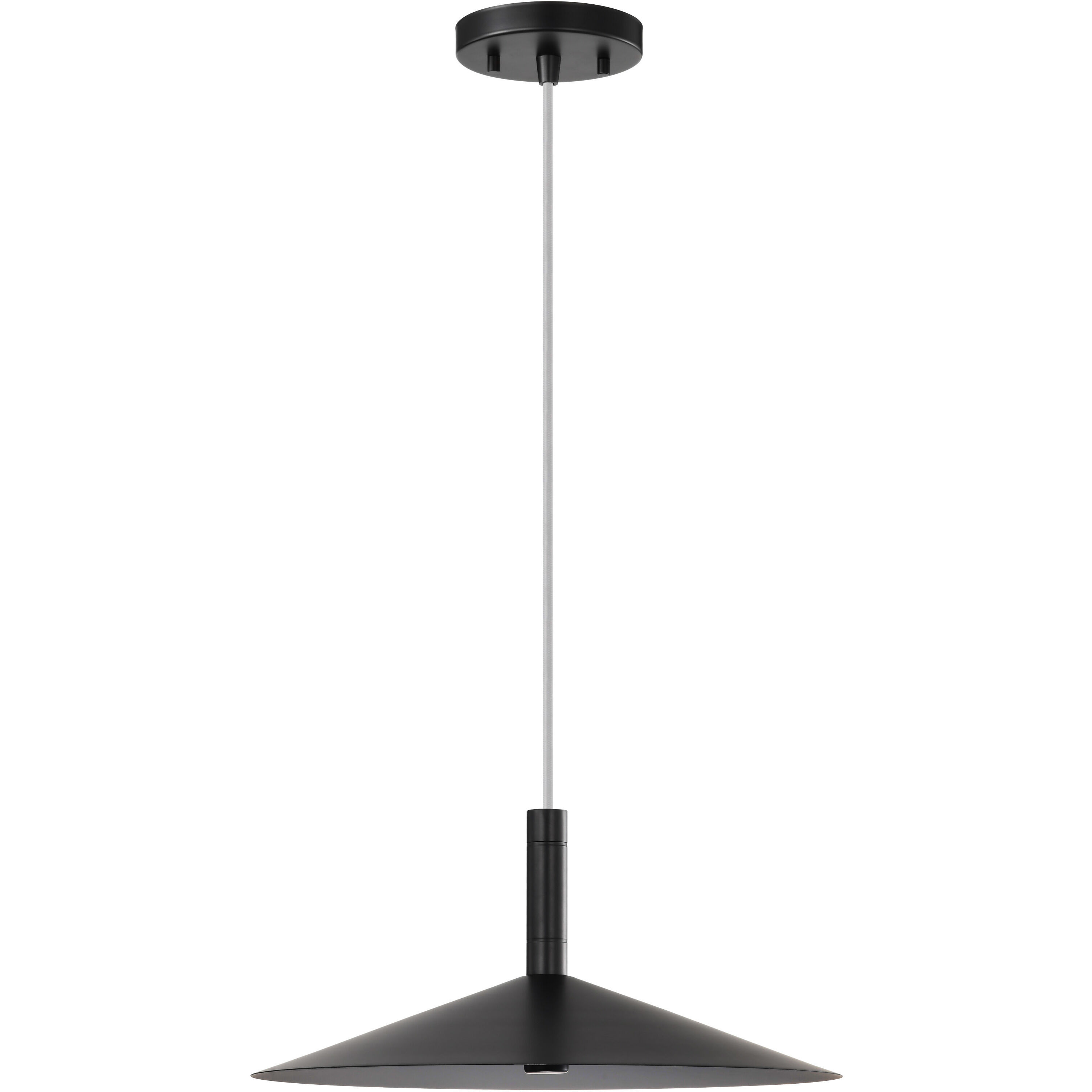 Corrine LED 14 inch Matte Black Pendant Ceiling Light