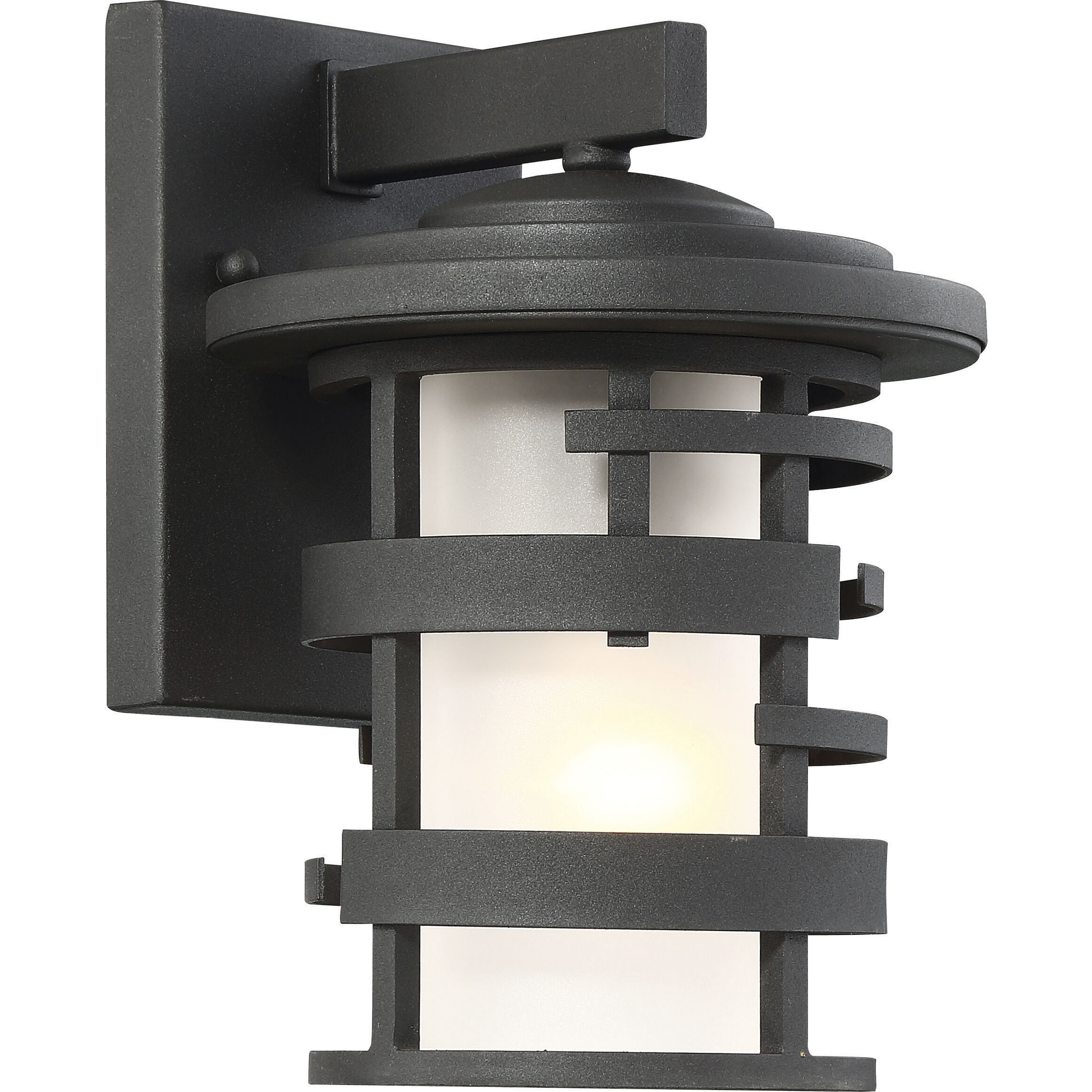 Lansing 1 Light 10 inch Textured Black Outdoor Wall Mount