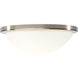 Button LED 13.38 inch Brushed Nickel LED Flush Mount Ceiling Light