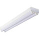 Brentwood LED White Linear Strip Ceiling Light, Strip Fixture