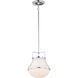 Valdora 1 Light 10.38 inch Polished Nickel Pendant Ceiling Light