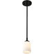Solara 5 inch Matte Black Pendant Ceiling Light