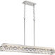 Frienza LED 41.63 inch Polished Nickel Island Pendant Ceiling Light