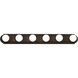 Brentwood 6 Light 36 inch Mahogany Bronze Vanity Light Wall Light