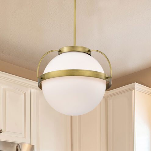 Lakeshore 1 Light 18 inch Natural Brass Pendant Ceiling Light