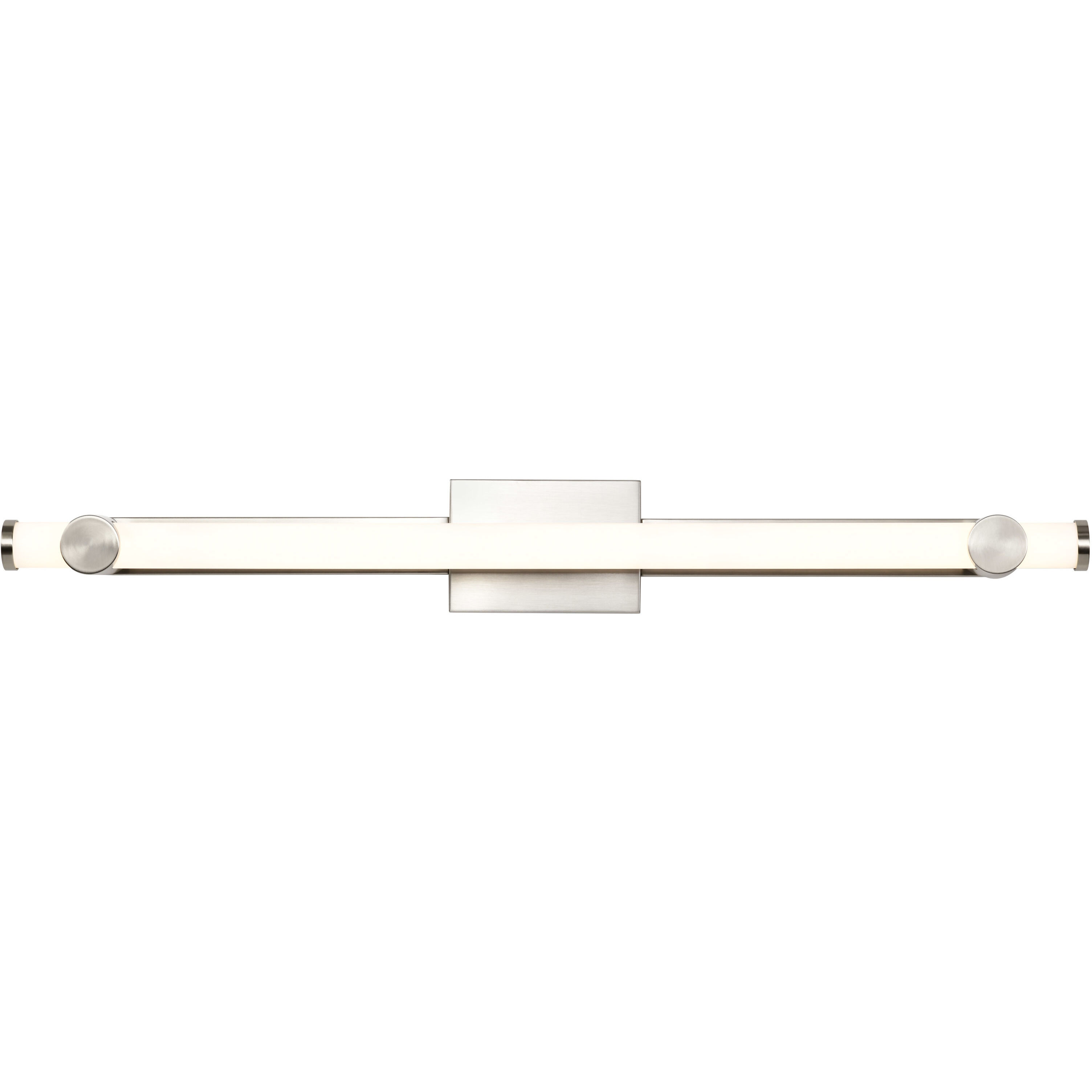 Bowman LED 35.88 inch Brushed Nickel Vanity Light Wall Light