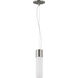 Link 1 Light 2.75 inch Brushed Nickel Pendant Ceiling Light