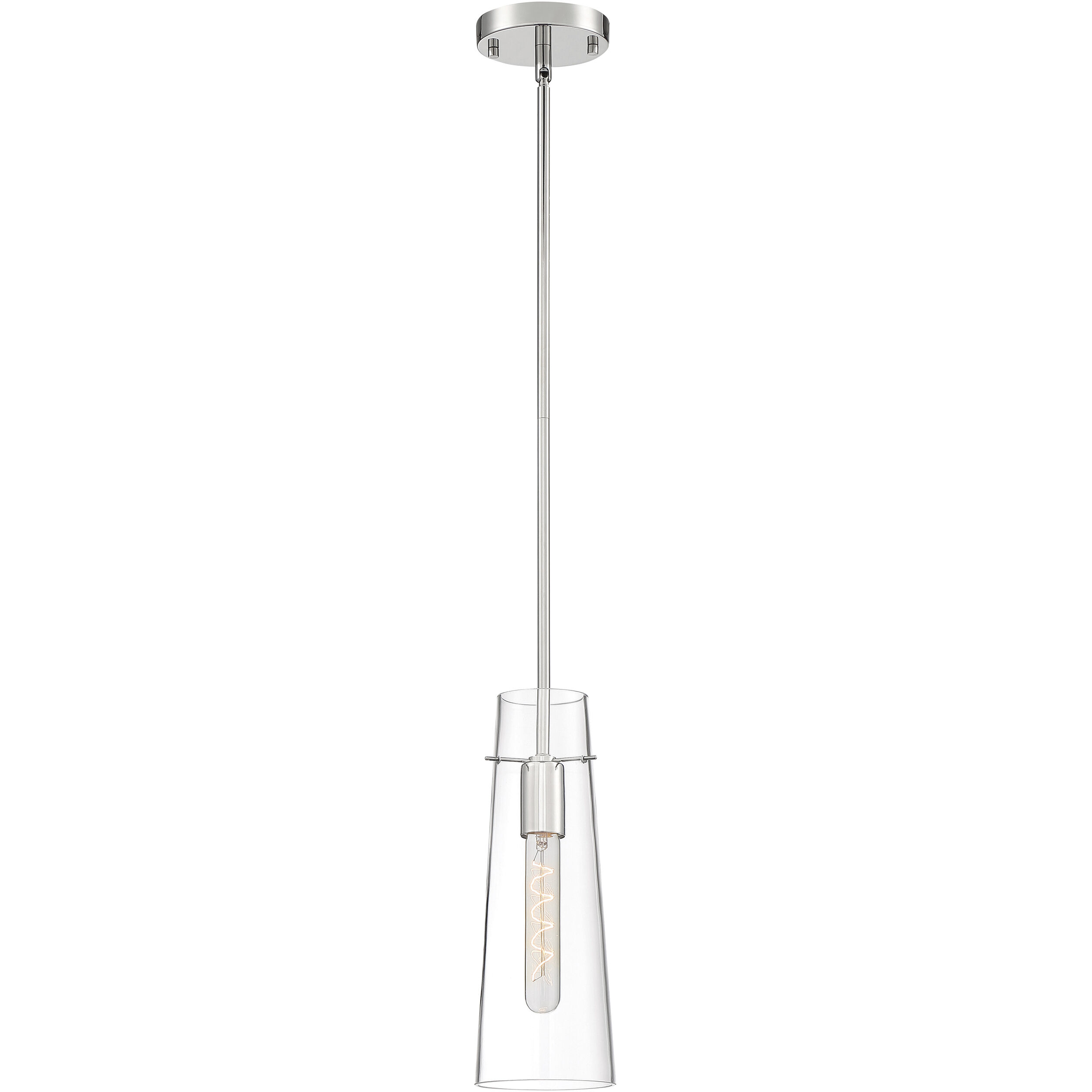 Alondra 1 Light 4 inch Polished Nickel Pendant Ceiling Light