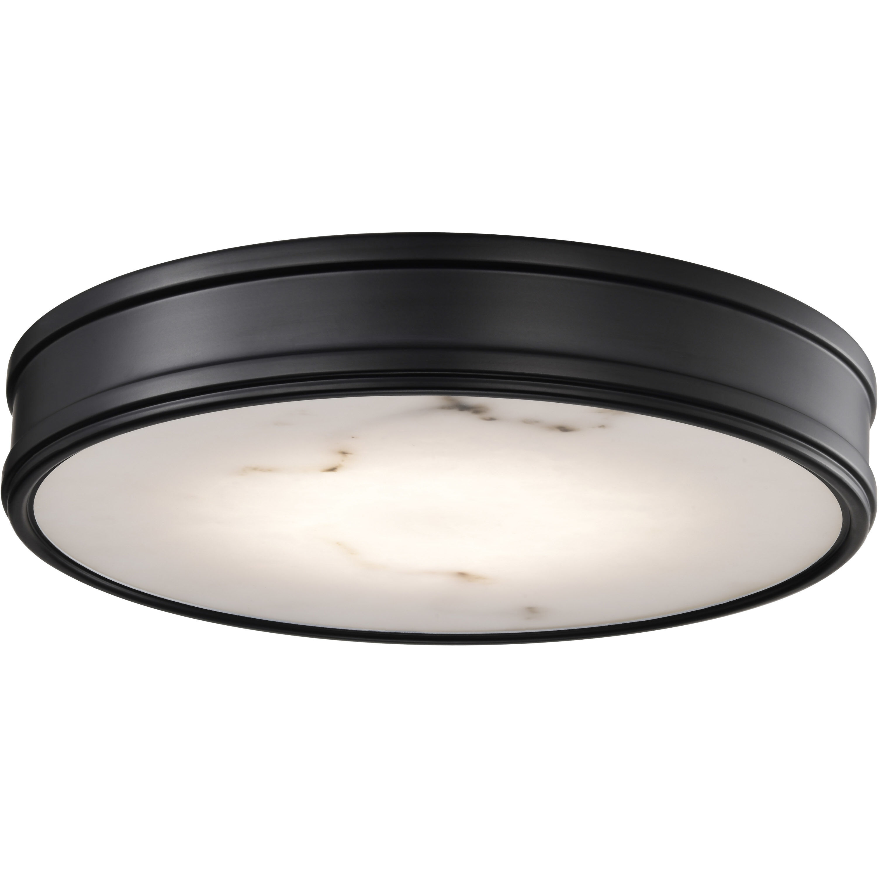 Kendall LED 14.25 inch Matte Black Flush Mount Ceiling Light